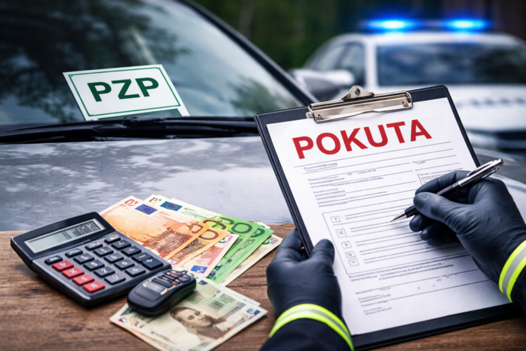 Pokuta za PZP a kontrola poistenia pri STK