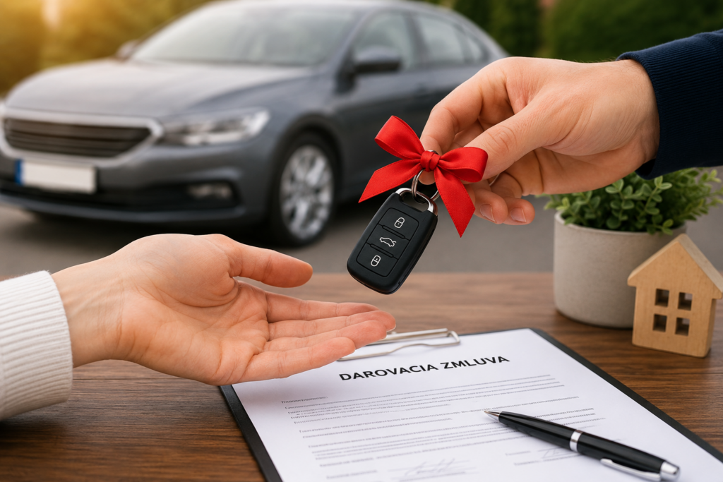 Darovacia zmluva na auto 2026: generátor zdarma